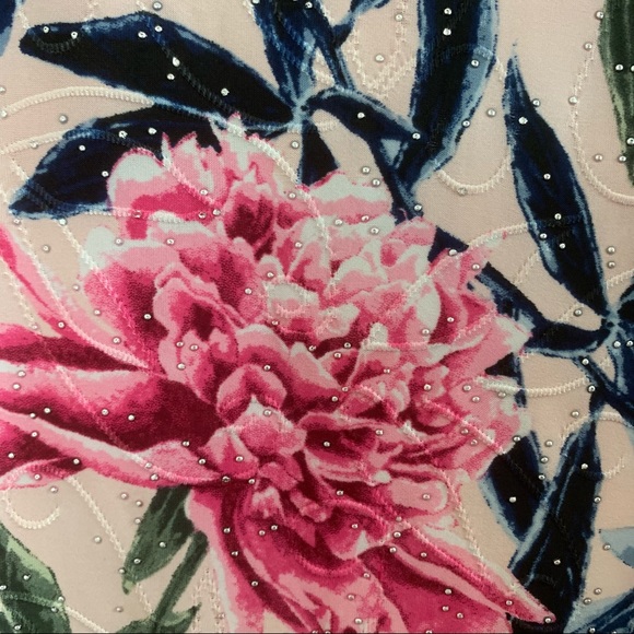 JM Collections Midday Bloom Top Sz S NWT - Picture 5 of 5